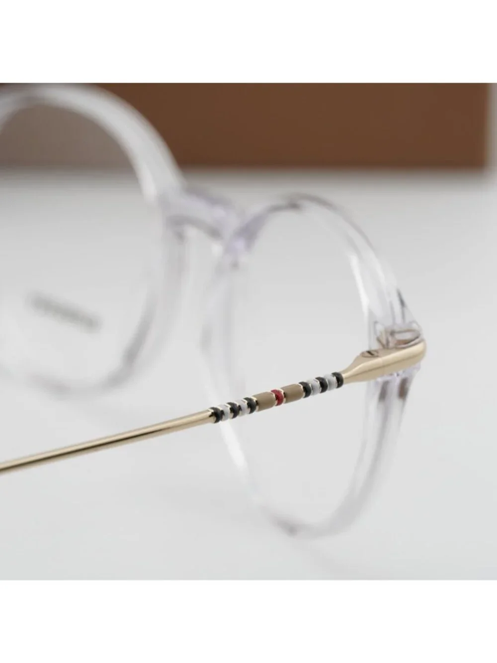 Burberry BE2365 3024 Round Eyeglasses 51mm - Transparent